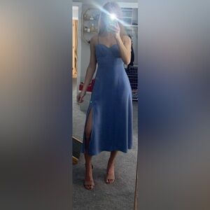 Chic Blue Maxi Dress for Women